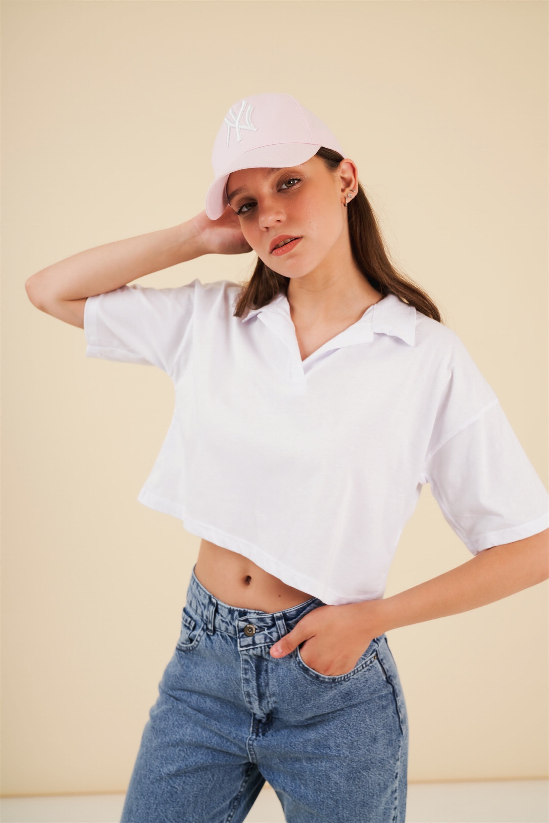 Yakalı Kısa T-shirt