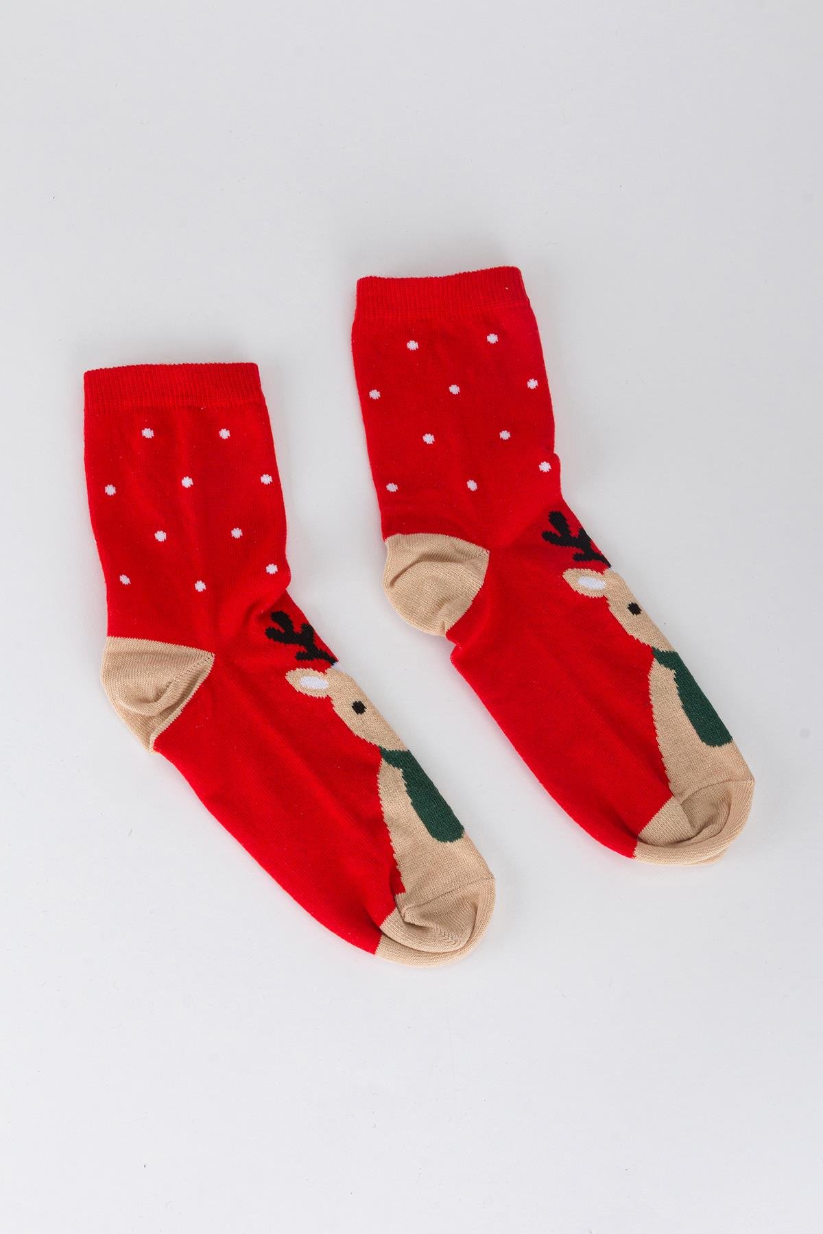 Yılbaşı Temalı Çorap