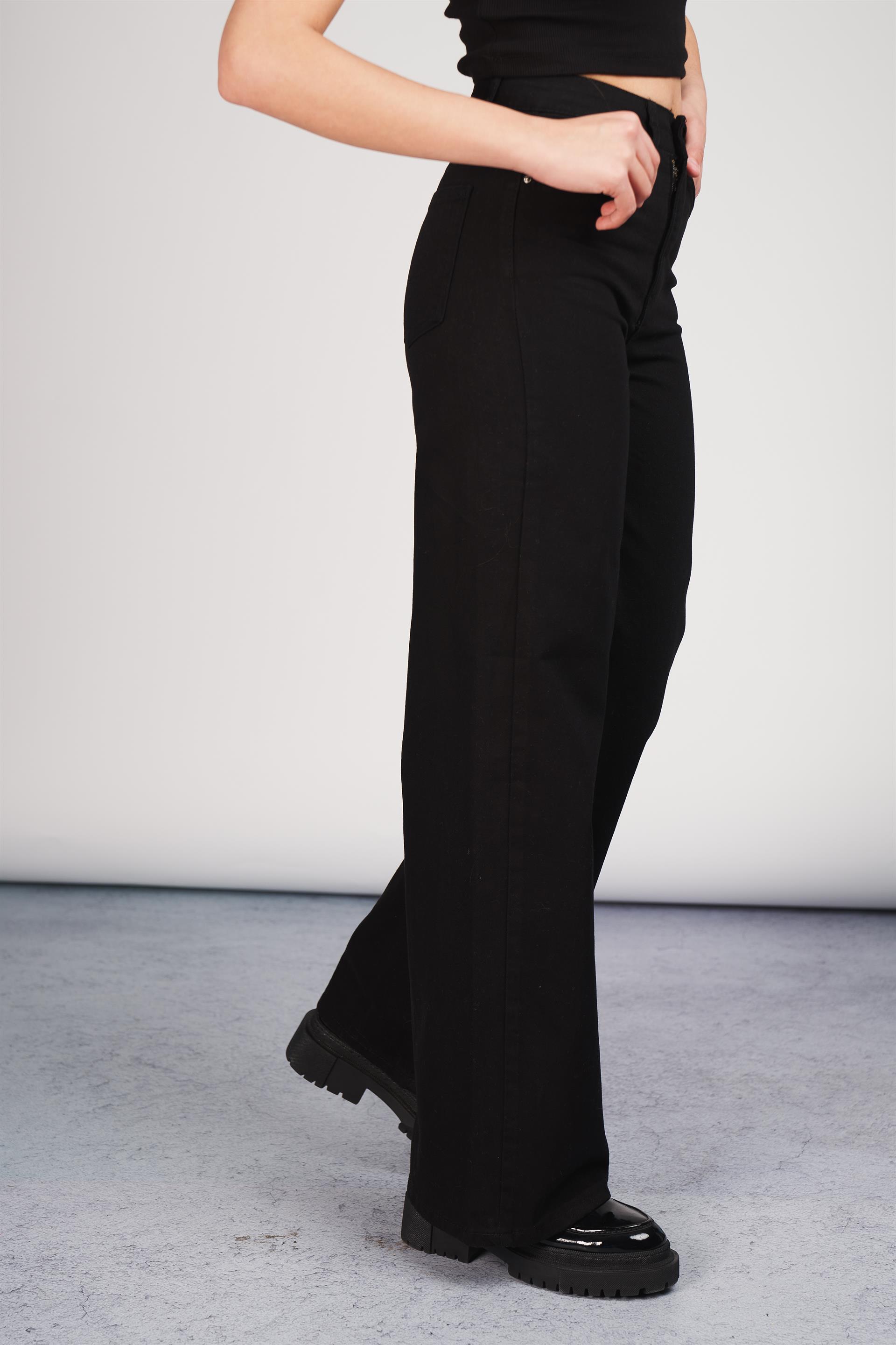 Yüksek Bel Retro Pantolon