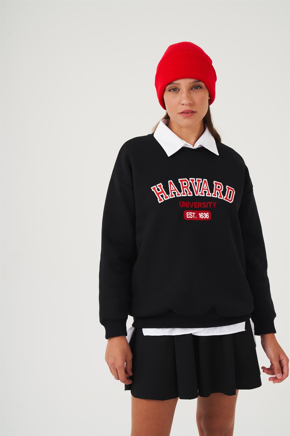 Harvard Baskılı Sweatshirt - Ambar Giyim