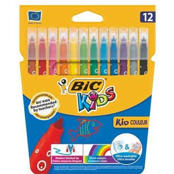 Bic Kids Kid Couleur Keçeli Boya Kalemi 12 Renk