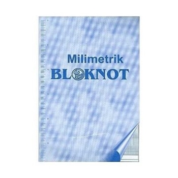 Dilman Milimetrik Bloknot A3 Mavi