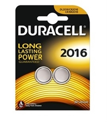 Duracell 2016 DL/CR Pil 3 V Lityum 2'li Paket