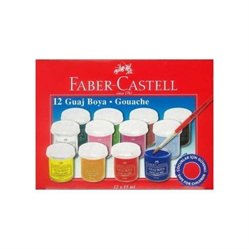 Faber Castell Guaj Boya 12 Renk 15 ml