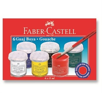 Faber Castell Guaj Boya 15 ml 6 Renk