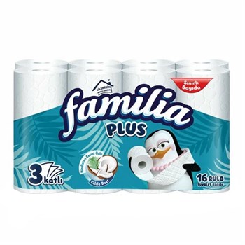 Familia Plus Tuvalet Kağıdı Üç Katlı 140 Yaprak - 16 Adet