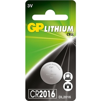 GP Lityum Cell CR2016 Pil 3V