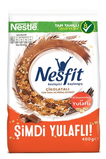 Nestle Nesfit Çikolatalı Tam Buğday ve Pirinç Gevreği 400 g
