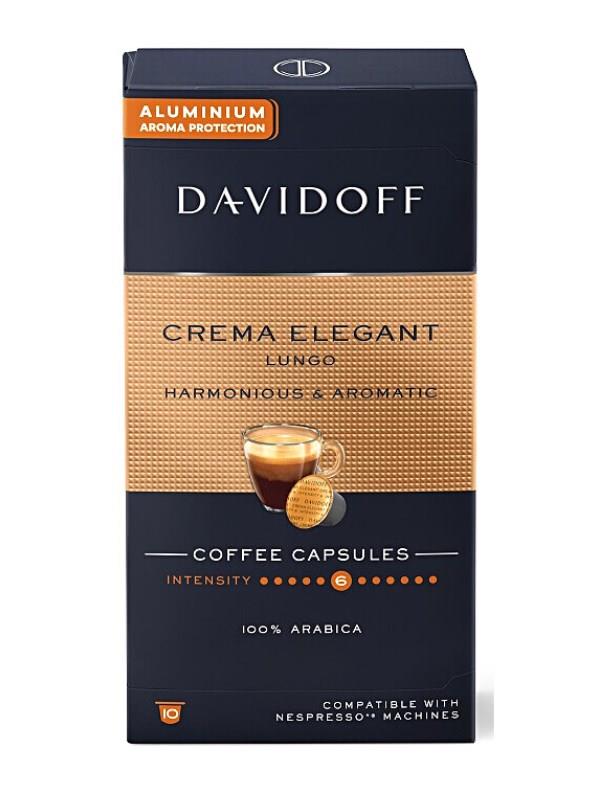 Davidoff Crema Elegant Lungo Harmonious & Aromatic Kapsül Kahve 10'Lu
