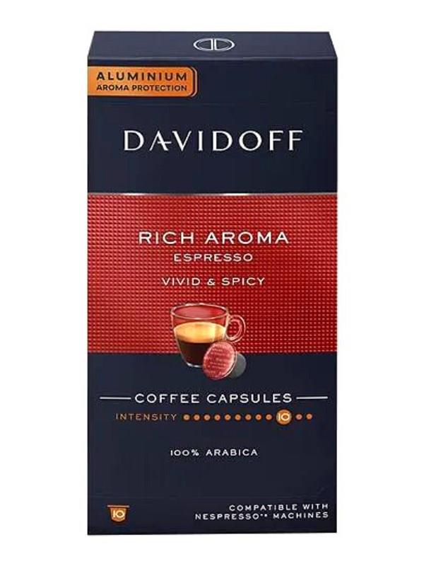 Davidoff Rich Aroma Espresso Vivid & Spicy Kapsül Kahve 10'Lu