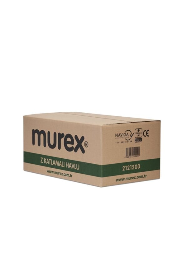 Murex Z Katlama Kağıt Havlu Çift Katlı 200 Yaprak - 12 Paket