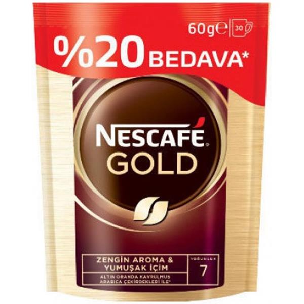 Nescafe Gold Eko Paket 60 Gr.