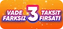 VADE FARKSIZ 3 TAKSİT