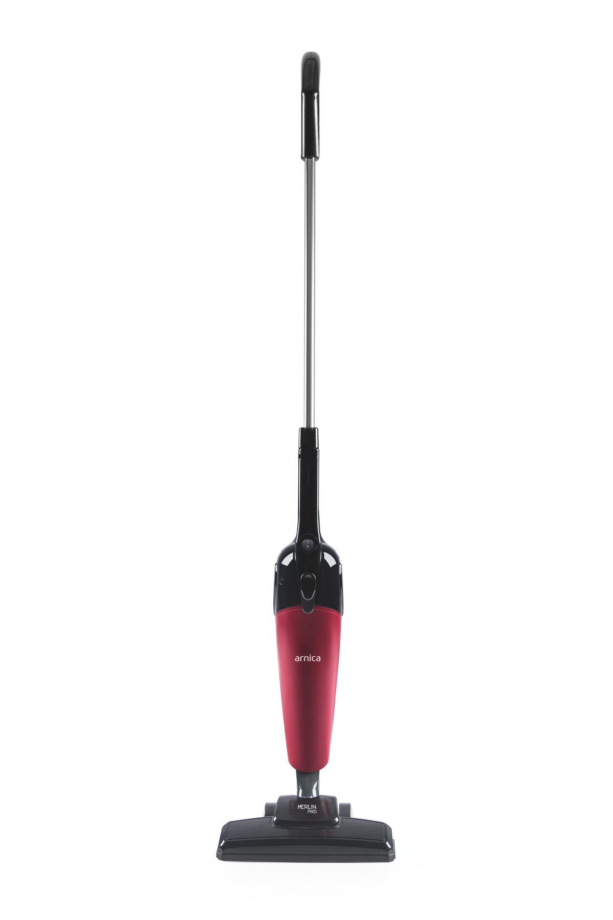 Arnica Merlin Pro ET13210 Dik Elektrikli Süpürge Kırmızı