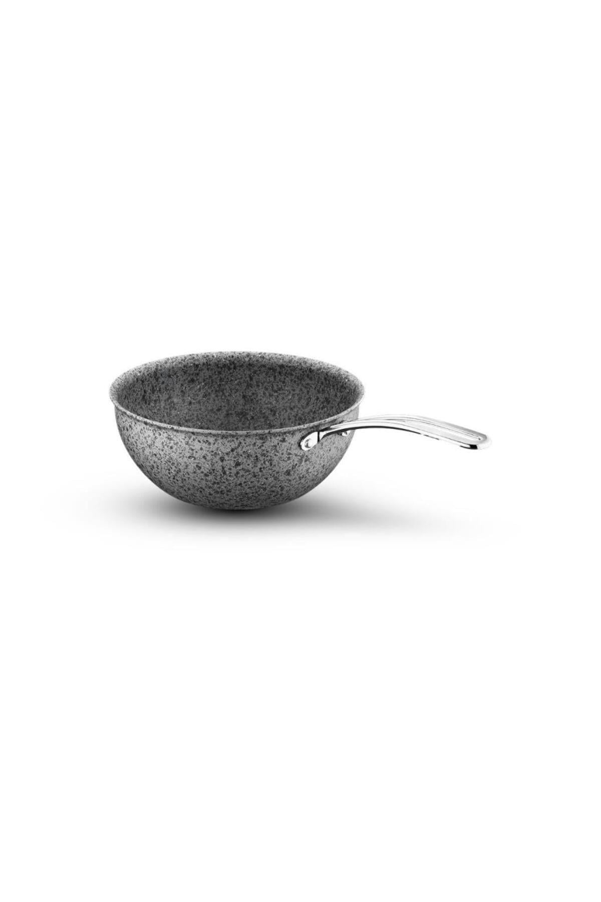 Brioni Stone-H Çizilmez Yanmaz Yapışmaz 26 Cm Wok Tava