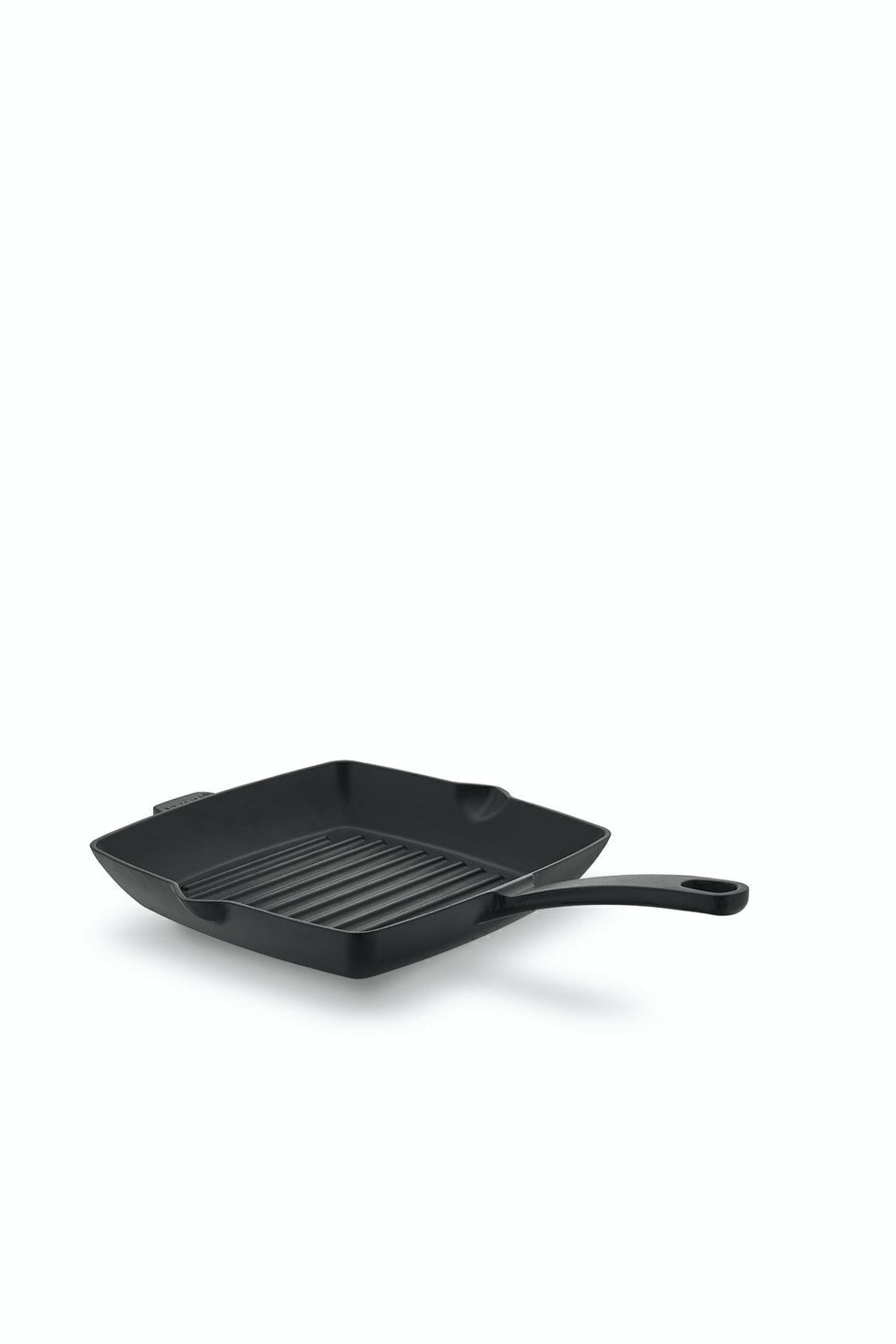 Korkmaz Casta Grill 26 Cm Kare Döküm Siyah Tava A2846