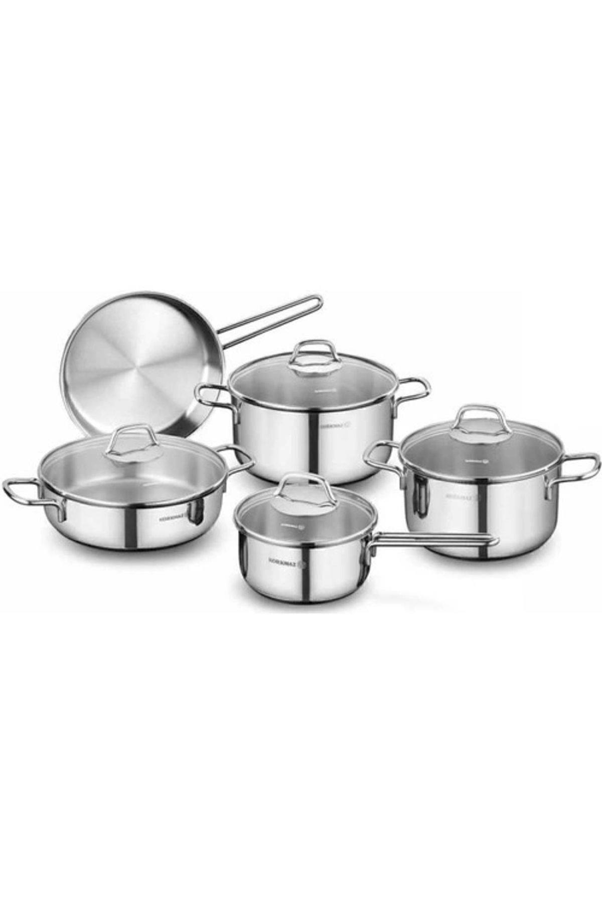 Korkmaz Perla 9 Parça Tencere Seti A1609