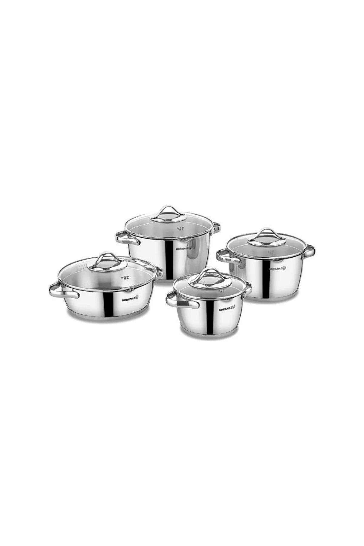 Korkmaz Stara 8 Parça Tencere Seti A1969