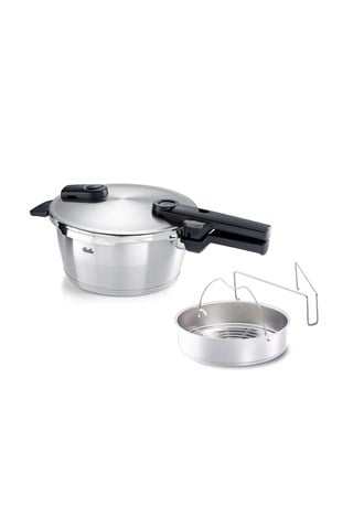 Fissler Vitaquick Premium 3,5 Litre Düdüklü Tencere + Buharda Pişirme Aparatı