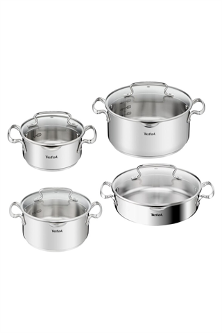 Tefal Duetto 8 Parça Çelik Tencere Seti