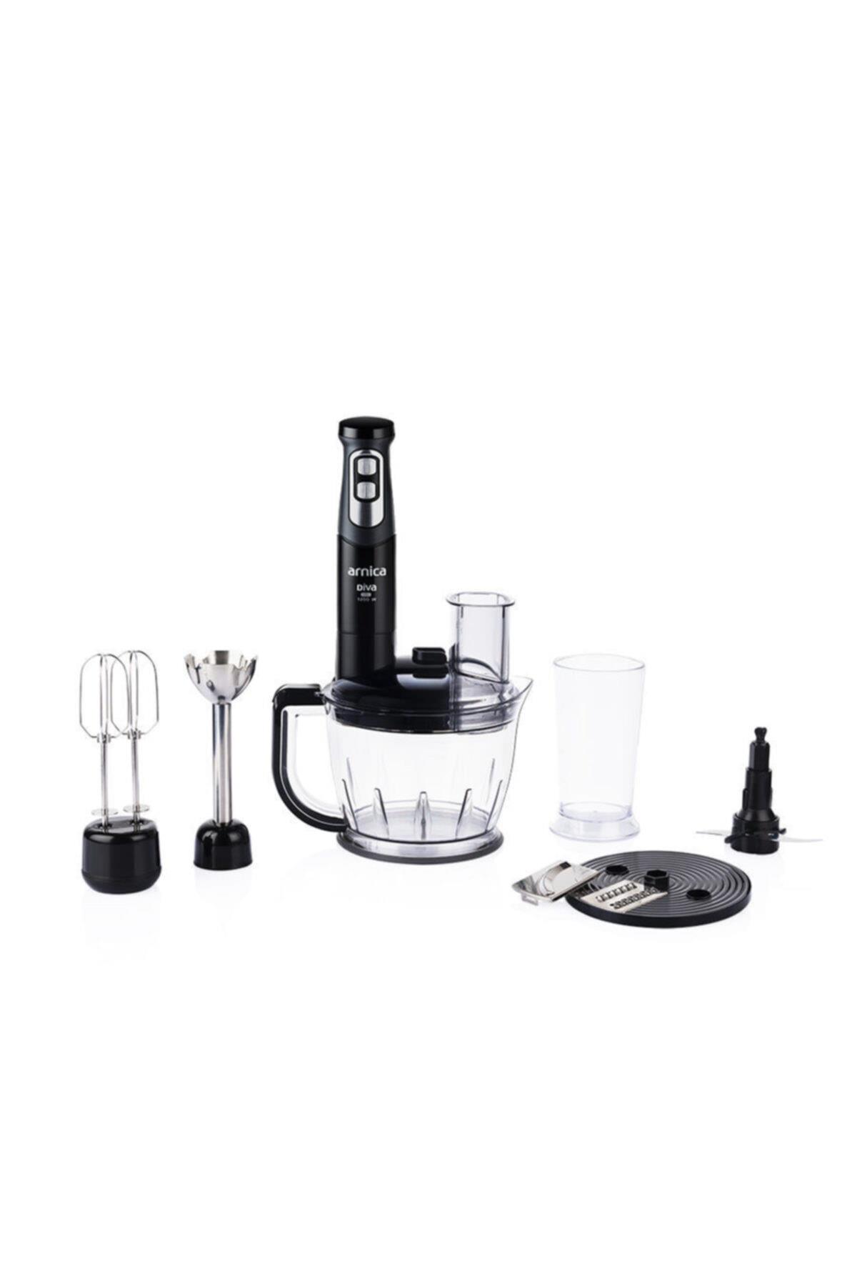 Arnica Diva Pro Rendeli El Blender Seti Siyah GH21803