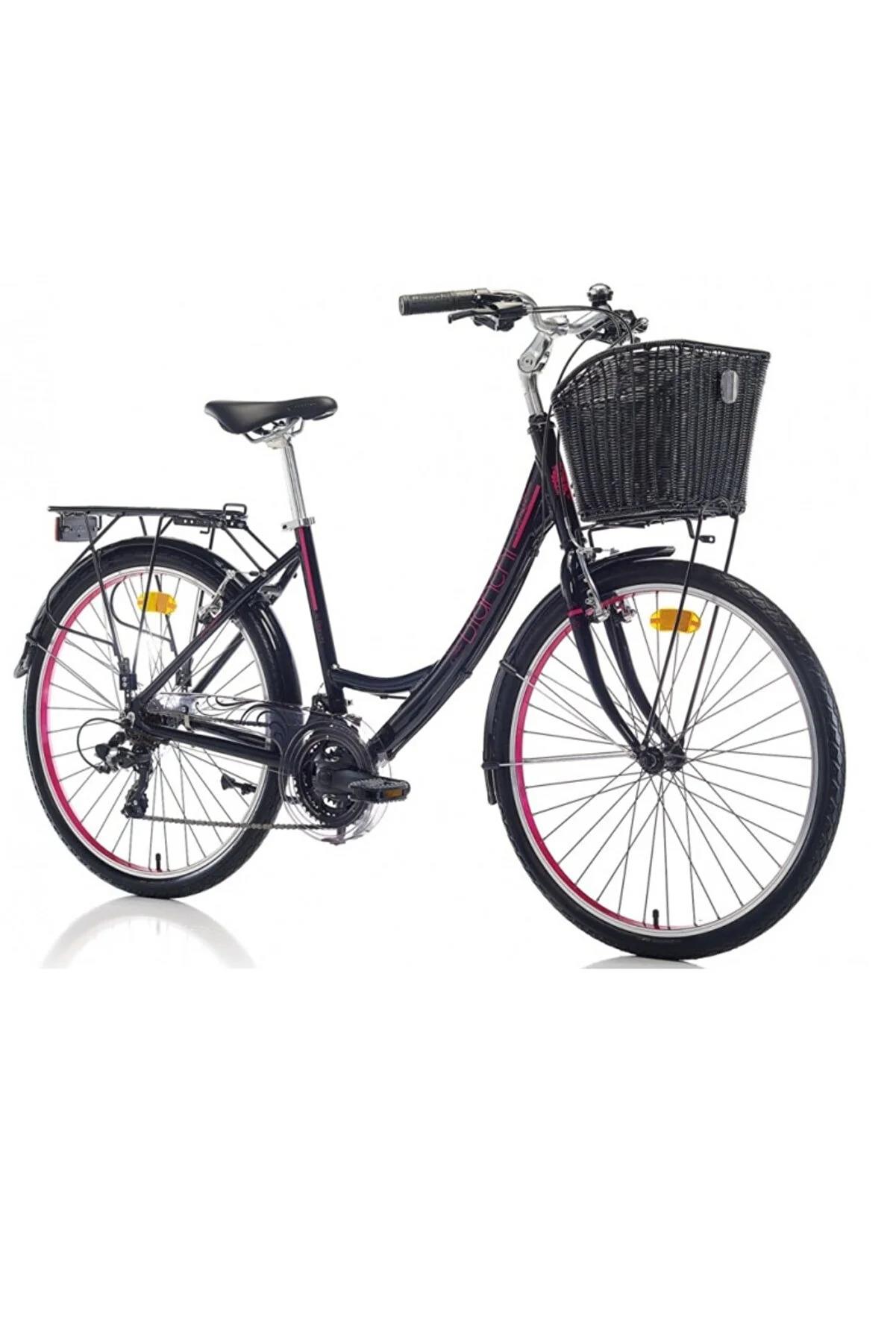 Bianchi Jasmin 26 Jant 21 Vites 457H Şehir Bisiklet Siyah Fuşya