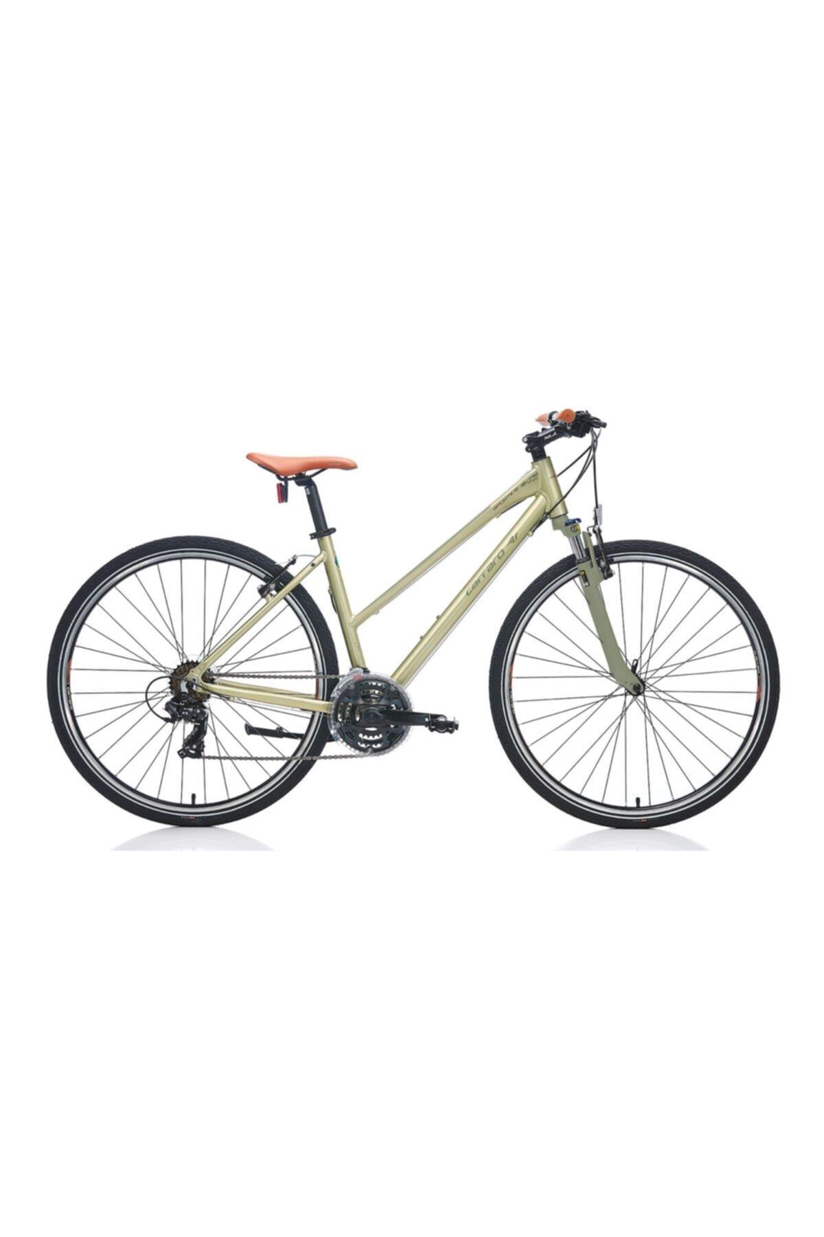 Carraro Sportive 222 28 Jant Bayan Şehir Bisikleti 46 Kadro V Fren Lime Yeşil Koyu Yeşil