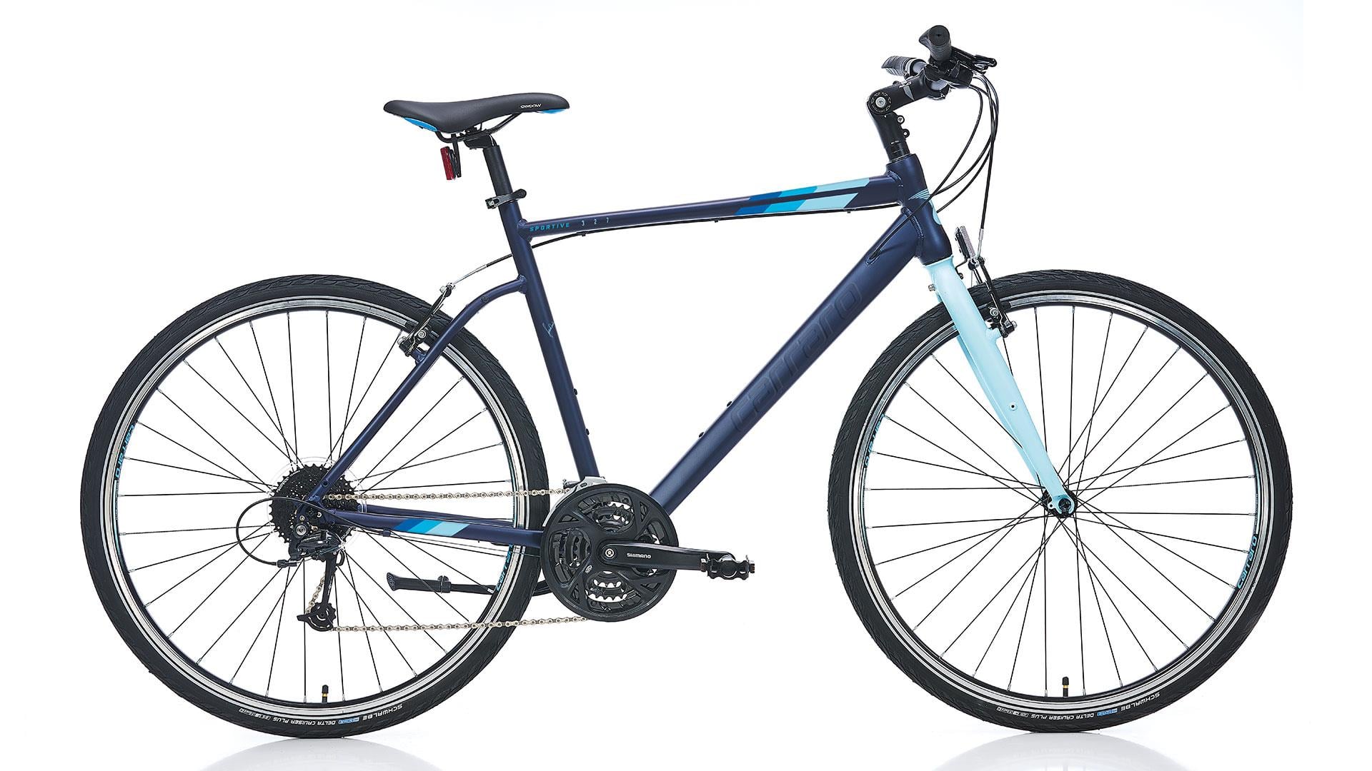 Carraro Sportive 327 28 Jant 440H 27 Vites VB Şehir Bisikleti Mat Lacivert Açık Mavi