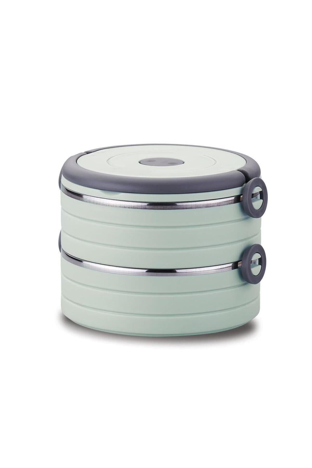 Korkmaz A5525-1 Essentials Warm Beslenme Kutusu Sefer Tası 1200 ML Yeşil