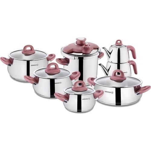 Korkmaz Bella Rosegold 14 Parça Hiper Set A1756-1