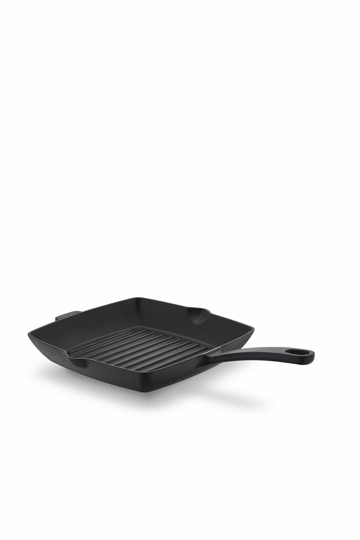 Korkmaz Casta Kare 30 Cm Grill Siyah Döküm Tava A2848