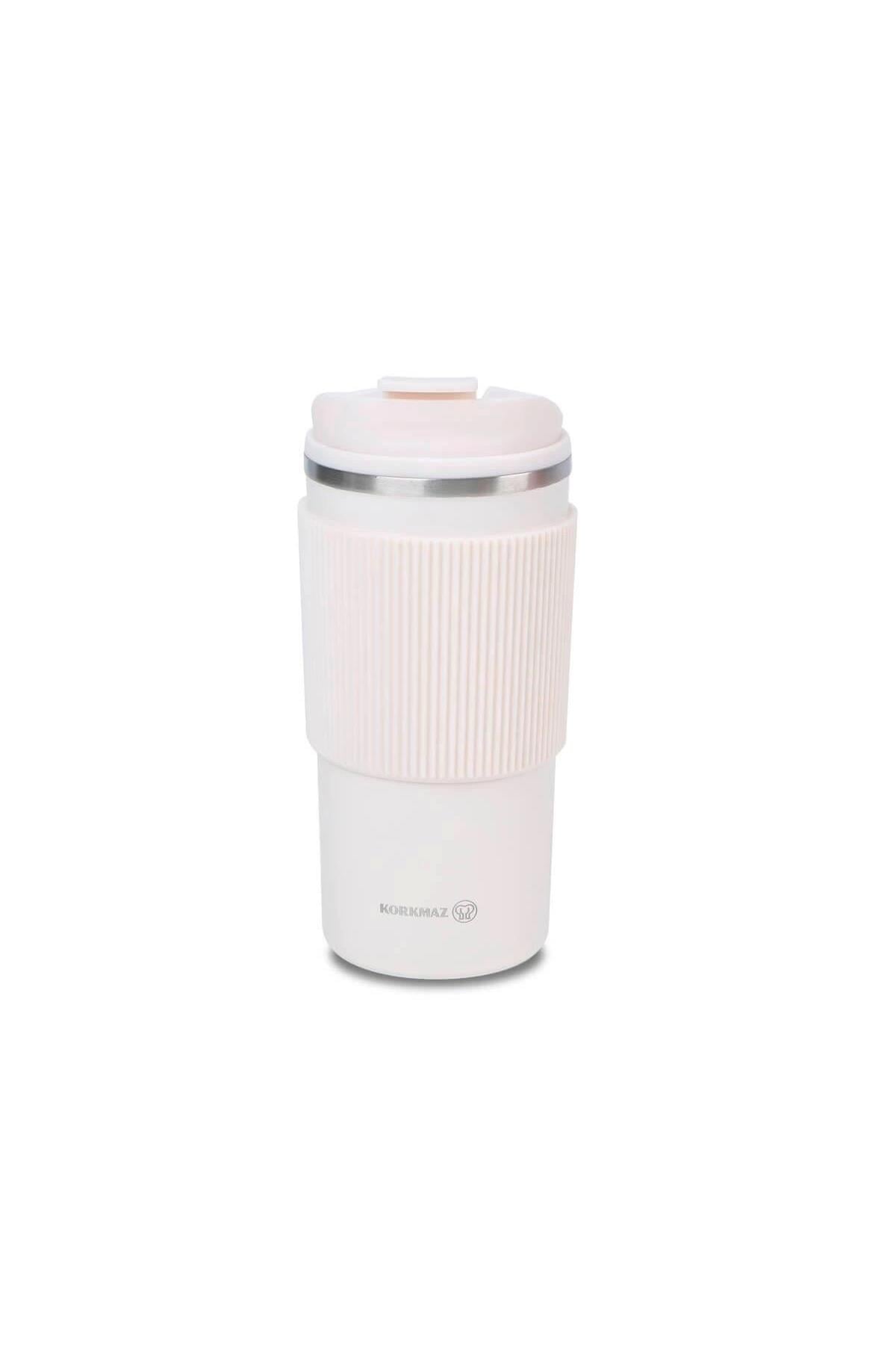 Korkmaz Freedom Plus Termos Bardak Beyaz A5539-3
