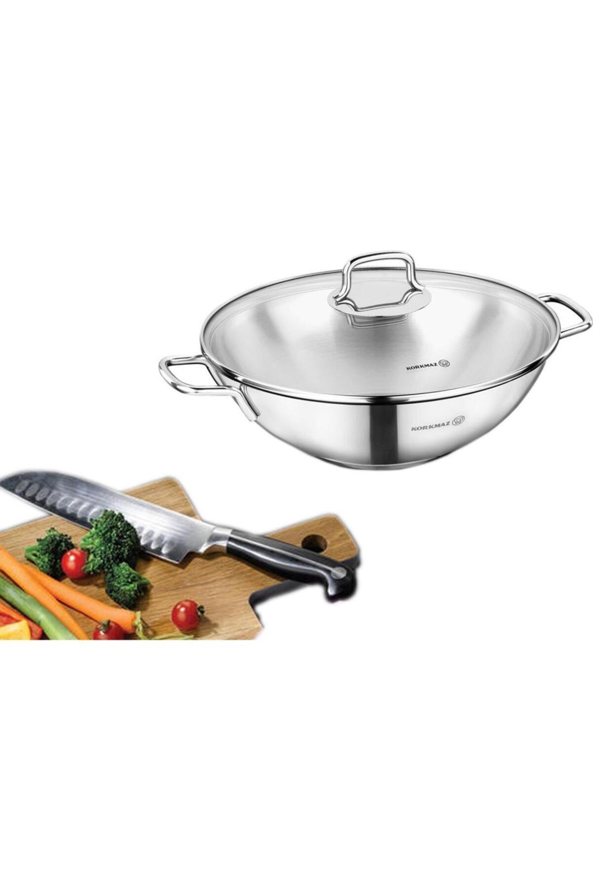 Korkmaz Perla Wok Tencere 28 CM A1519