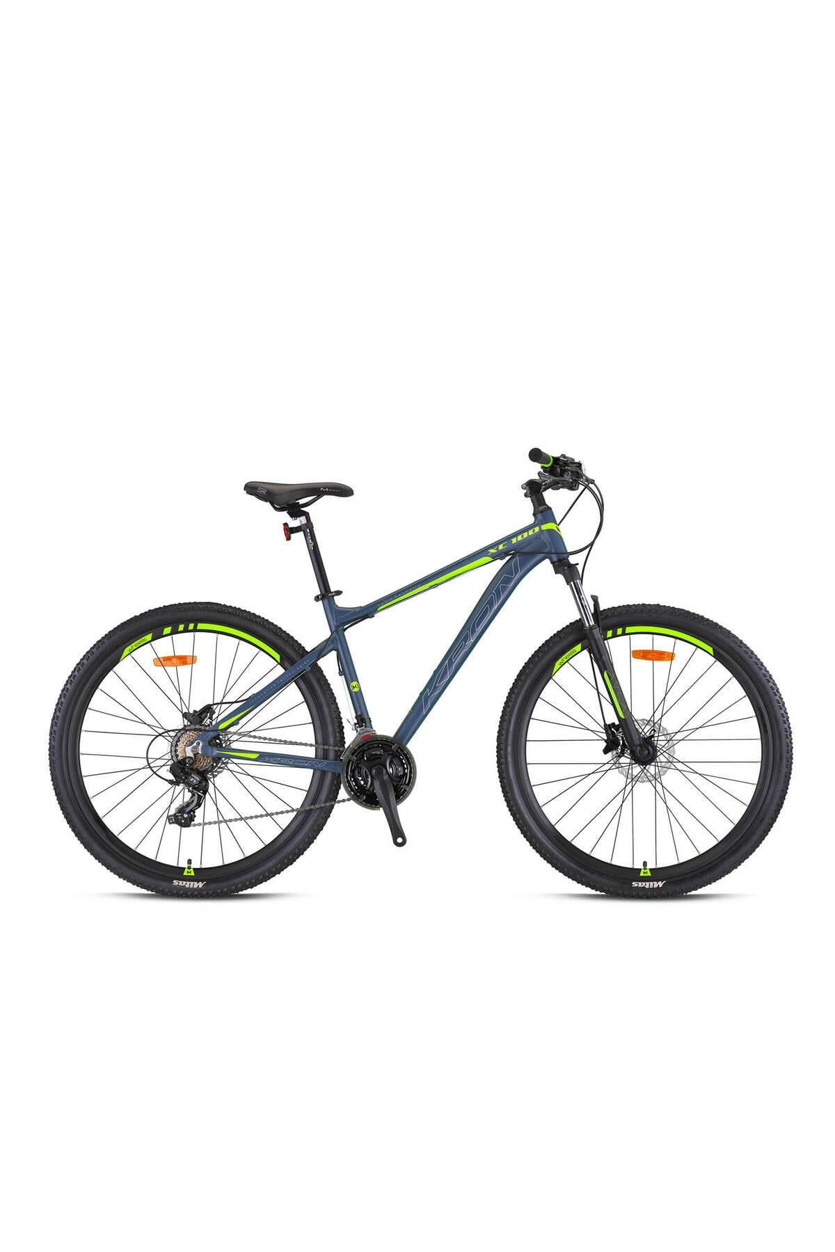Kron XC 100 HD Hidrolik Disk 18'' Kadro 29 Jant 21 Vites Erkek Dağ Bisikleti Mat Gri Sarı