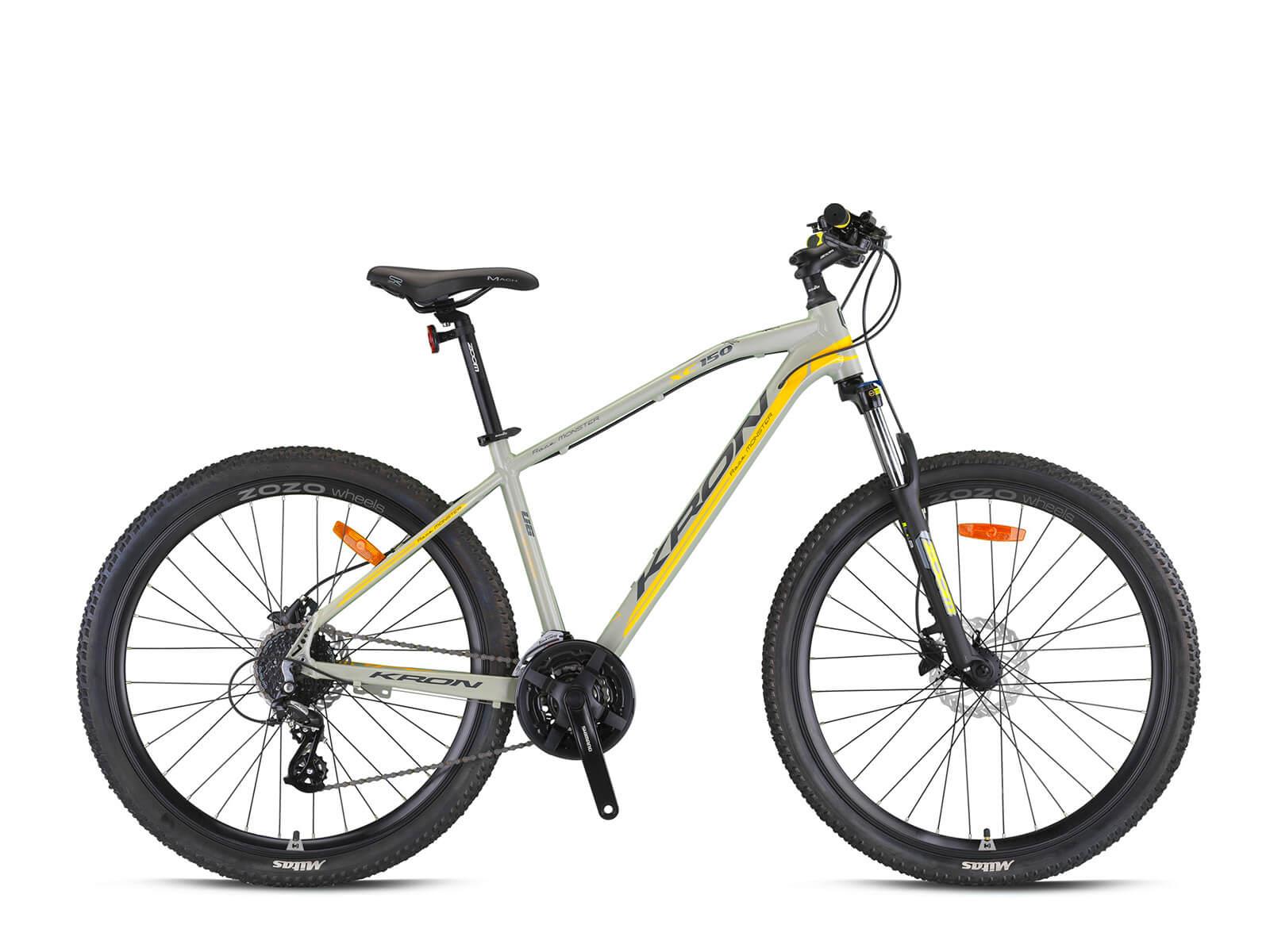 Kron XC 150 HD 29 Jant 24 Vites 17 Kadro Dağ Bisikleti Mat Bej Sarı Füme 