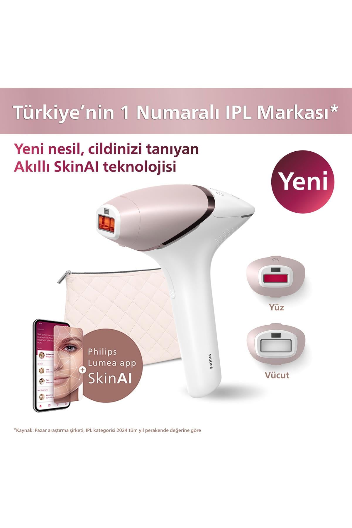 Philips BRI950/02 Prestige 9900 Serisi IPL Epilasyon Cihazı