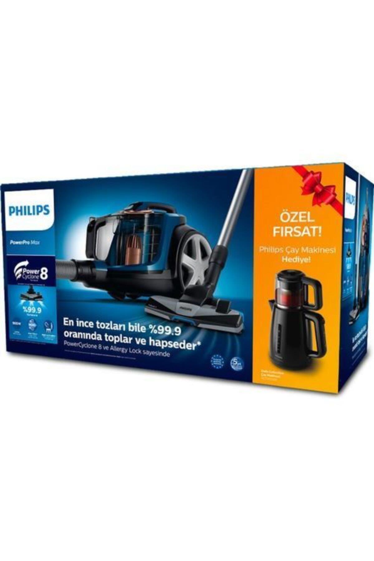 Philips FC9750/07 PowerPro Max Torbasız Elektrikli Süpürge+ Philips Çaycı Hediyeli HD7301/00