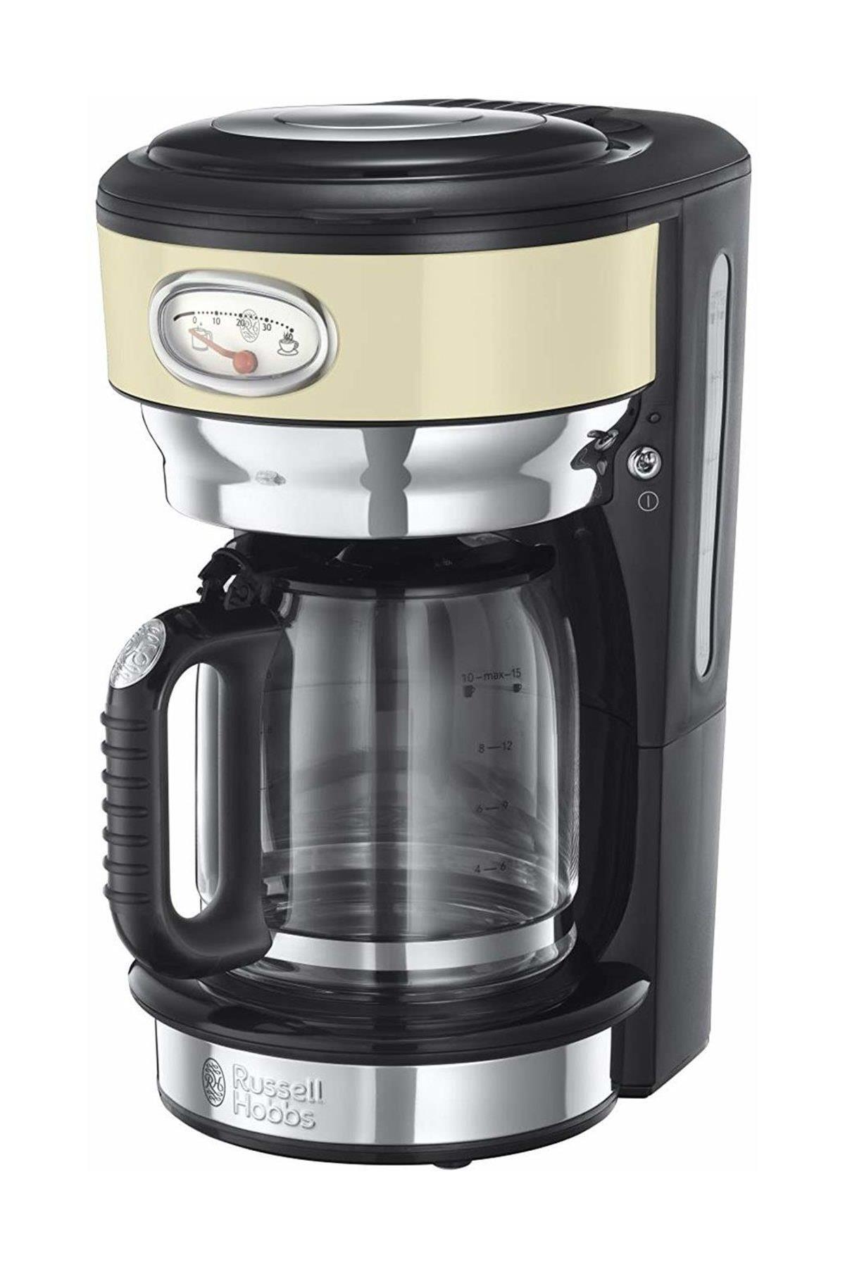 Russell Hobbs 21702-70 Retro Krem Filtre Kahve Makinesi