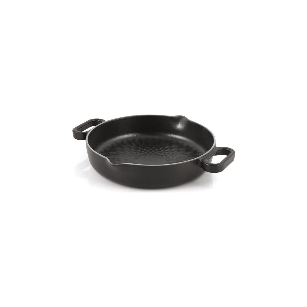 Silver 22 cm Sahanda Döküm Tava Siyah 