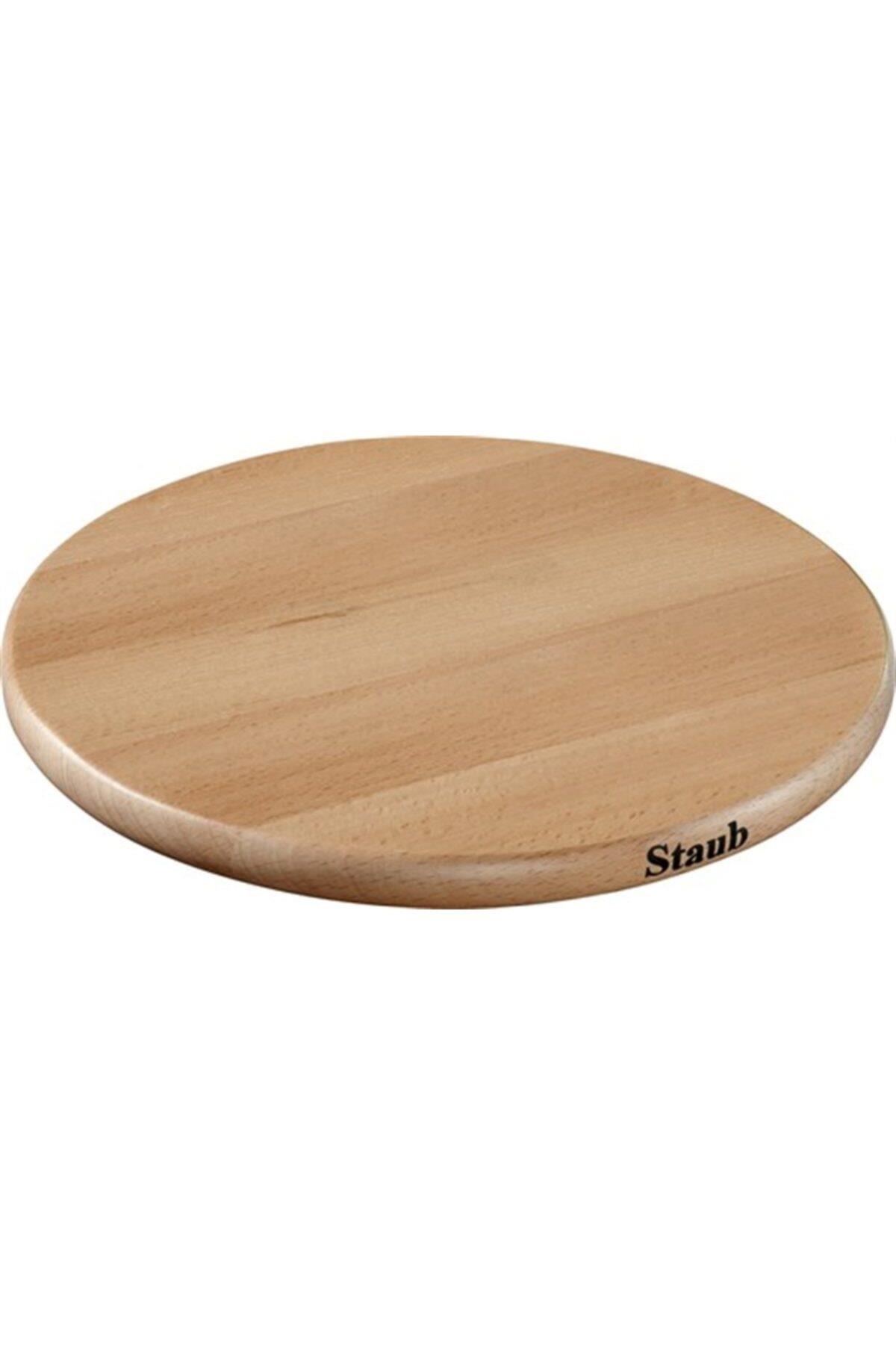 Staub Mıknatıslı Ahşap Nihale Yuvarlak 23 Cm Ahşap 