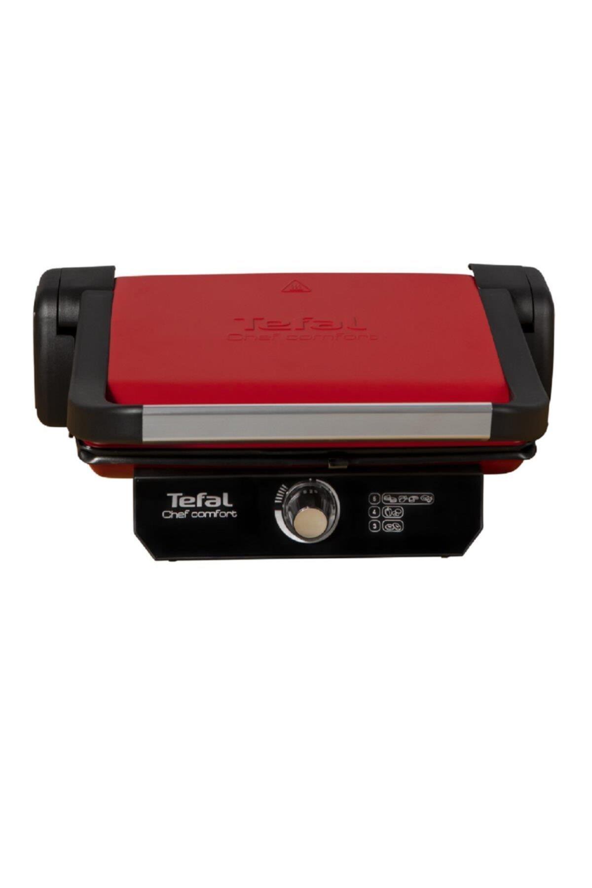 Tefal GC2225TR Chef Comfort 1800 Watt Izgara ve Tost Makinesi Kırmızı 
