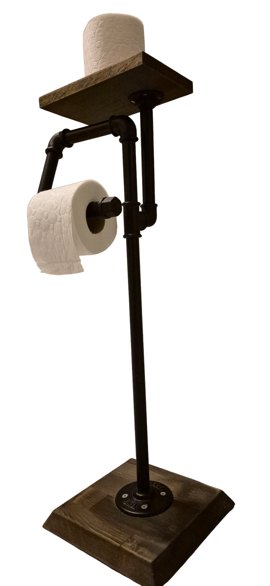 Banyo DekorasyonuTena Dekor Endüstriyel Tasarım Ayaklı Tuvalet Kağıtlık TD170425