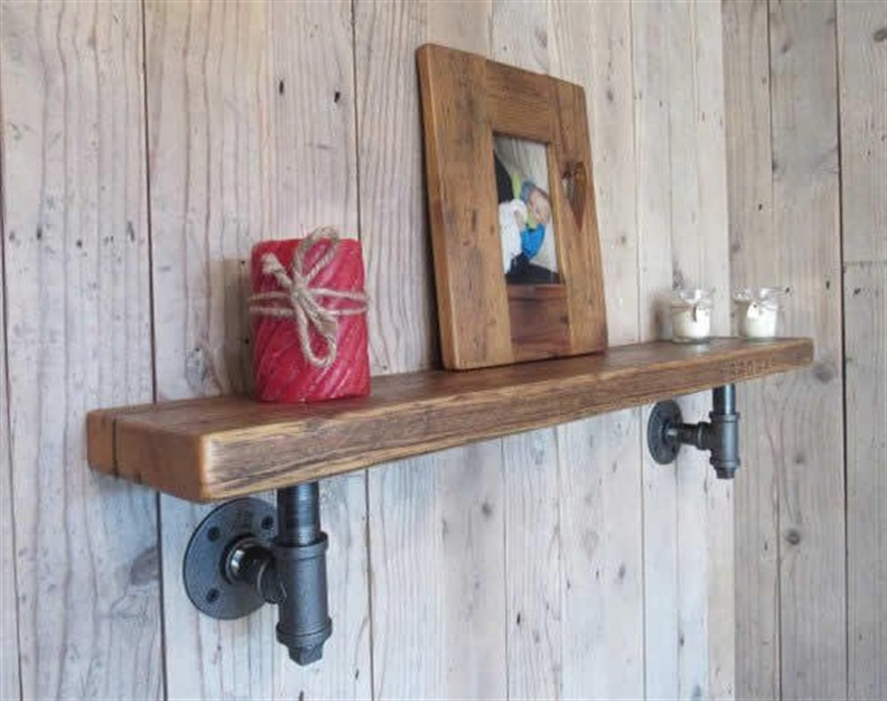 Tena Dekor TD2079 Duvar Rafı Retro Rustik Vintage Modern Tarz