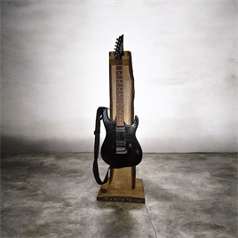 Ev Bahçe DekosayonuTena Dekor TD251225Rustik Tasarim Masif Ahsap Elektro Gitar Standi