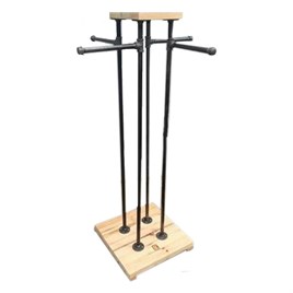 Tena Dekor 4lü Mağaza Askılığı Stand Elbise Askısı