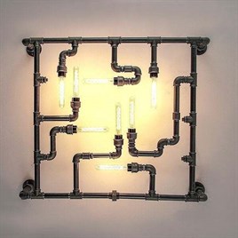 Tena Dekor Aplik Avize Su Borusu Tasarım 8li