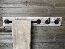 Tena Dekor Havlu Askılığı Askılık Retro Eskitme Tarz