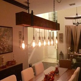 Tena Dekor Kütük Avize Sarkıt 7li