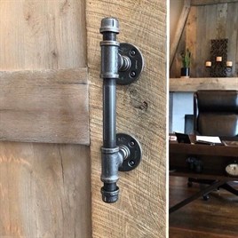 Tena Dekor Rustik Retro Vintage Demir Kapı Kulbu Kulp