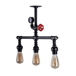 Tena Dekor Su Borusu Avize Manometre+Vanalı 3lü